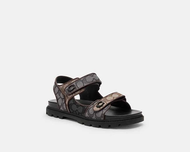 Coach Men's Platform Leather Sandals