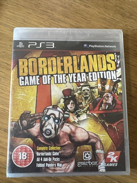 Borderlands Game of the Year Edition Sony PS3 Game Brand New Sealed