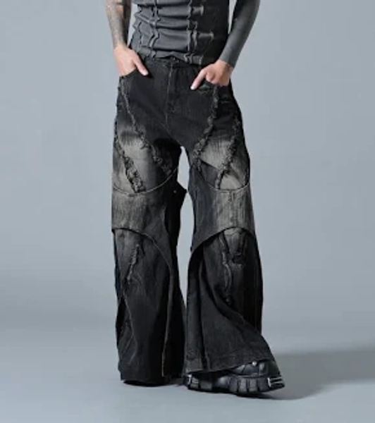 MAVYTH/Mevis/SHADOW VEIN BAGGY JEANS