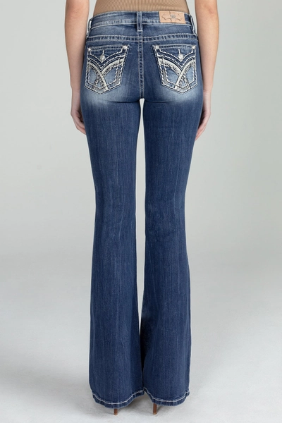 Silver Cross Stitch Flare Denim – www.mlssnasale.top/shop