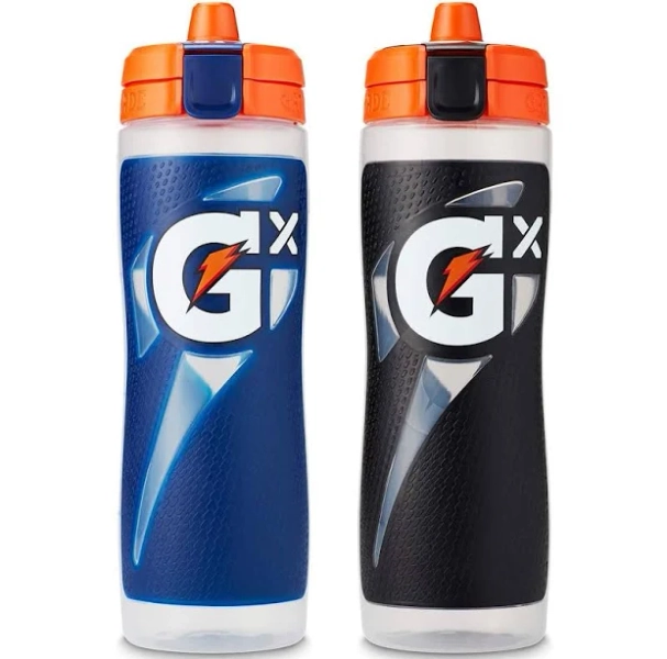 Gatorade GX 30 oz. Water bottles, 2 Pack (Choose Color)