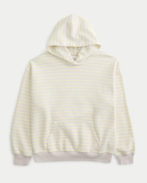Hollister Feel Good Oversized Striped Hoodie
