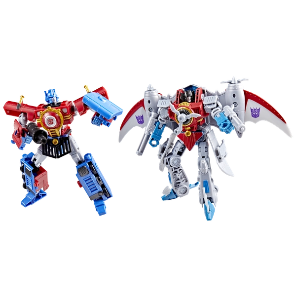 Transformers Timelines Comic Edition Optimus Prime and Starscream