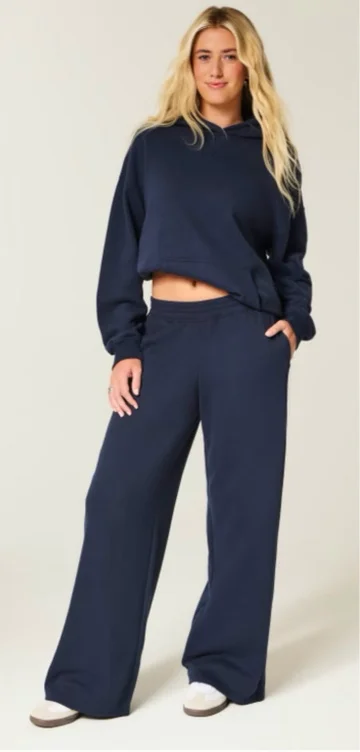  Navy Baggy Sweatpants