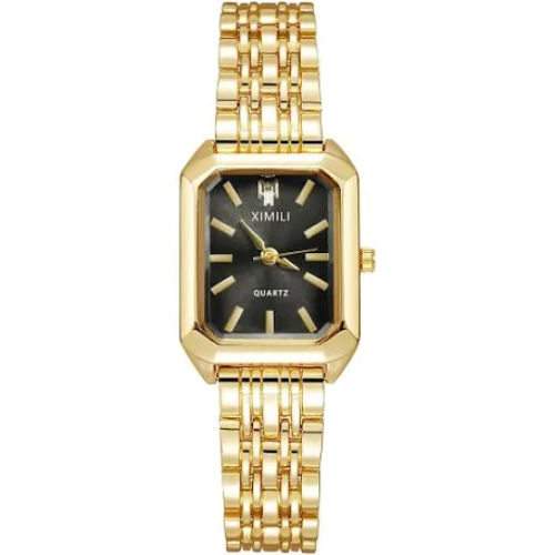 OFFCUP Goude horloge met zwart