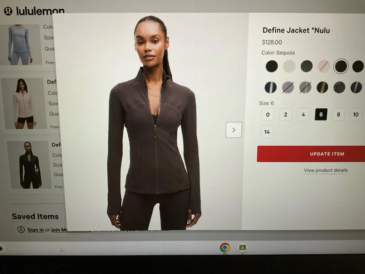 Define Jacket *Nulu - Sequoia - Size 6