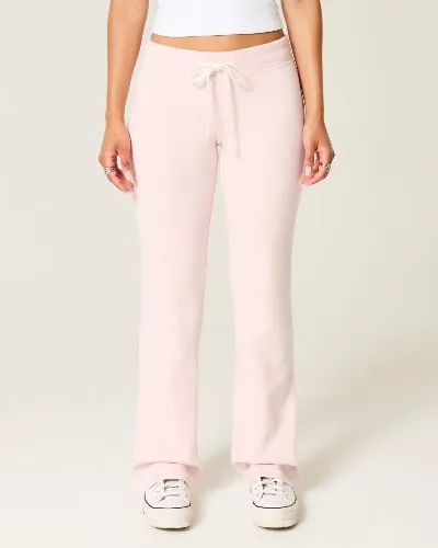 Bootcut Sweatpants - Light Pink - Size Small