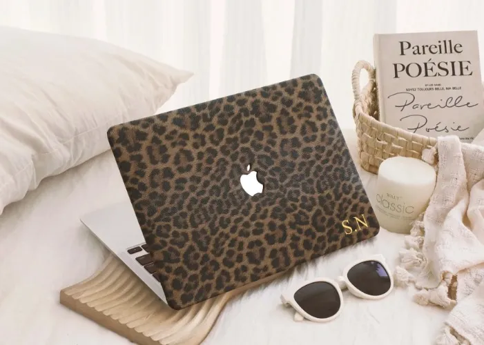 Classic Leopard Leather Hard Case Cover