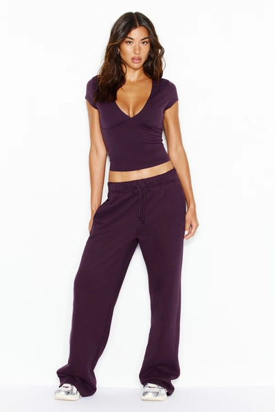  ( Set ) UltraFleece Straight Leg Sweatpants | Regular Medium | Wild Berry Maroon