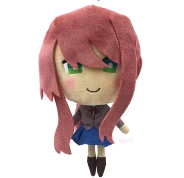 20cm Anime Doki Doki Literature Club Monika Natsuki Sayori Plush Doll