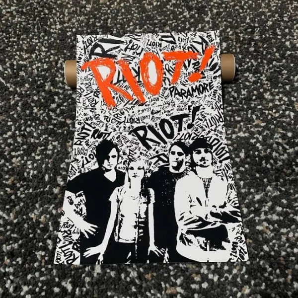 Paramore 'riot' Album Poster - 11x17