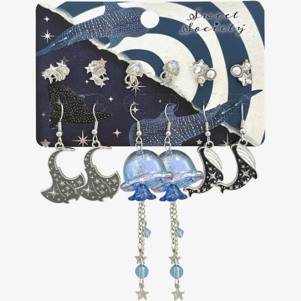 Sweet Society Celestial Sea Animal Earring Set