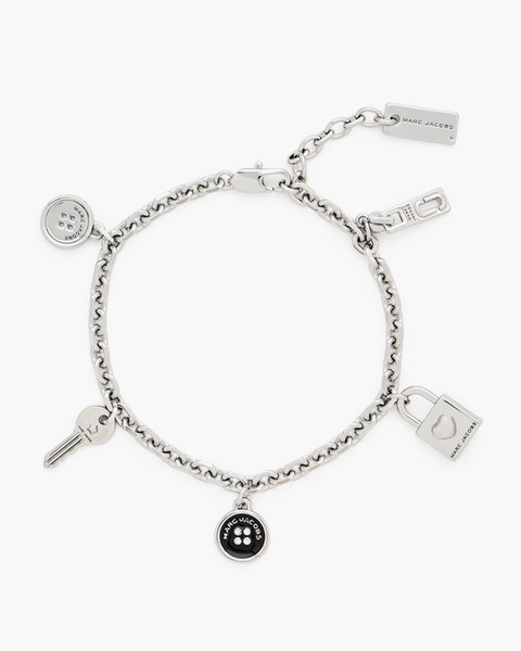 Button Charm Bracelet