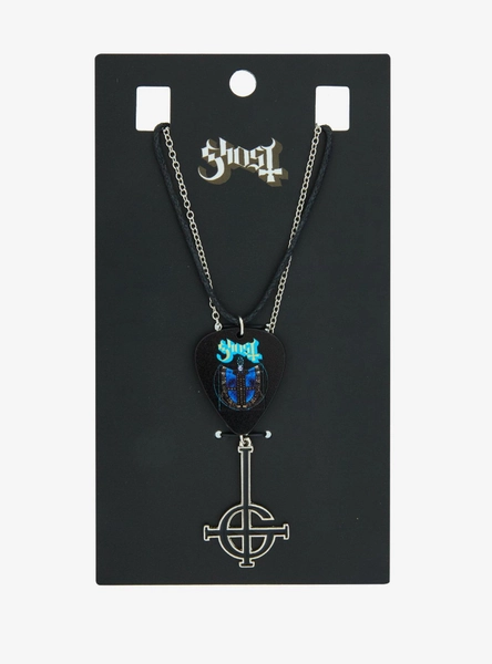 Ghost Papa Emeritus IV Guitar Pick & Grucifix Necklace Set