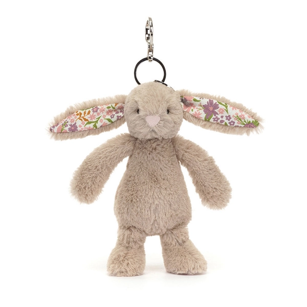 Blossom Beige Bunny 'Petal' Bag Charm
