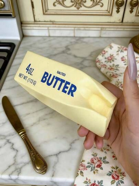 Squishy Butter Stick - Soft & Moist Sensory Toy For Stress Relief And Anxiety. Ideal For Squeezing, Stretching, And Mindfulness For Teens, And Adults. Gift For Friends, Office Prank, Or Party Favor For All Ages.