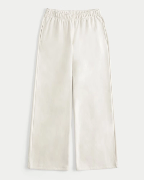 Wide-Leg Sweatpants