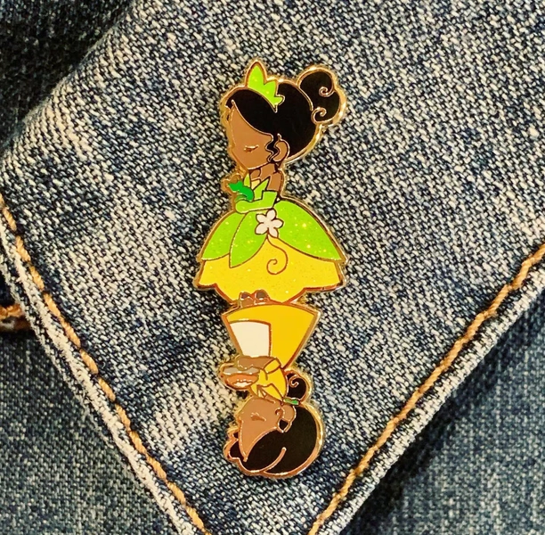 The Frog Princess Hard Enamel Flip Pin