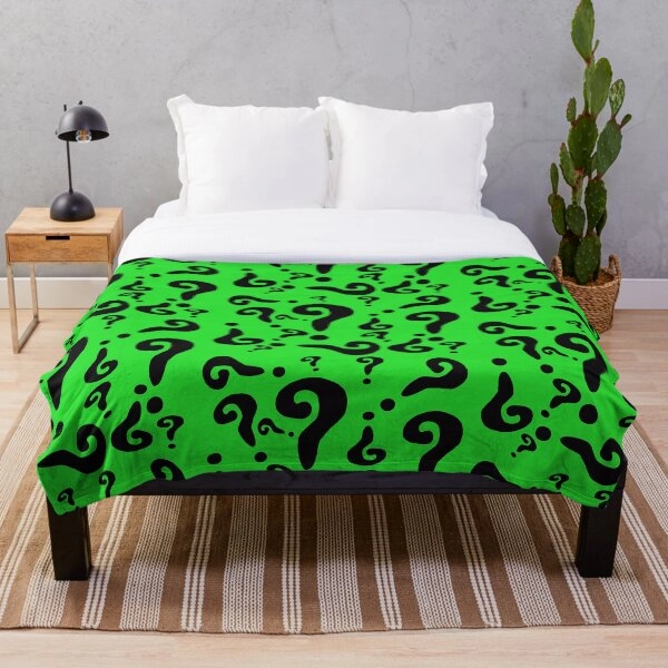 The Riddler Throw Blanket