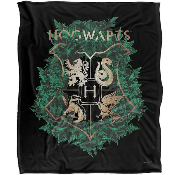 Harry Potter Hogwarts Throw Blanket