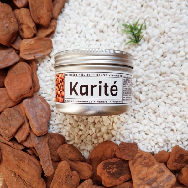 Manteiga Vegetal de Karité 100% Pura - 120g | Shopee Brasil