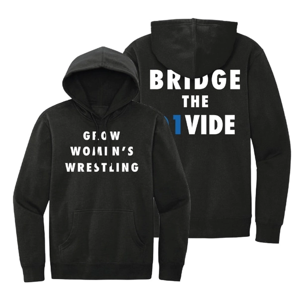 D1 Women''s Wrestling - Grow Women''s Wrest. Hooded Sweatshirt - Black