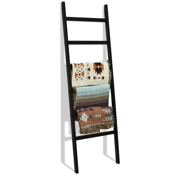 Gracie Oaks 6.4ft Wooden Blanket Ladder,24in Wide & Reviews | Wayfair