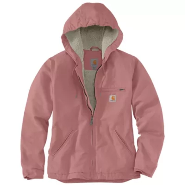 Carhartt Women's Loose Fit Washed Duck Sherpa Lined Jacket