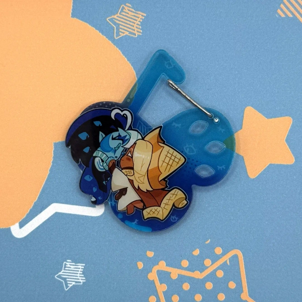 Cookie Run Kingdom Shadowvanilla Carabiner 3 Inch - Etsy