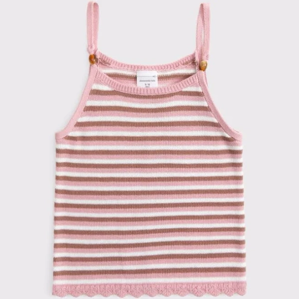 Abercrombie Kids Girls Beaded Sweater Tank