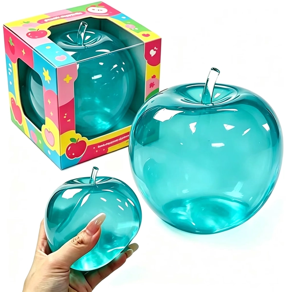 Apple Squishy,Blue Apples Squishy Shaped Stress Balls,Slow Rebound Clear Fruit Squeeze Fidget Toy Anxiety Relief Soft Stress Ball Pinch Sensory Toy - Walmart.com