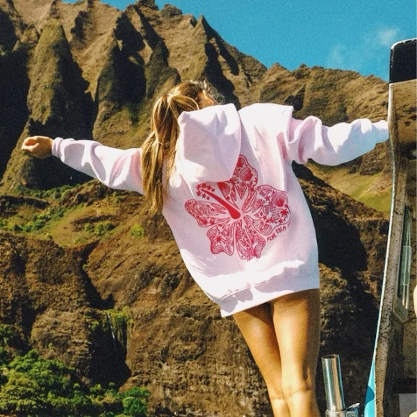 Hawaii Hibiscus Hoodie