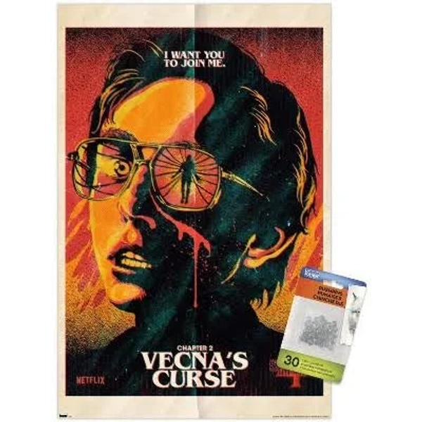 Netflix Stranger Things Season 4 Vecna's Curse Wall Poster