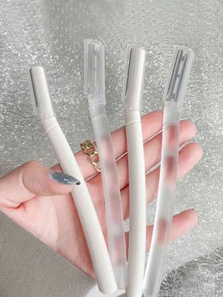 4pcs Professional Eyebrow Razors, Anti-Scratch Eyebrow Trimmer Set For Beginners, Unisex Beauty Tools