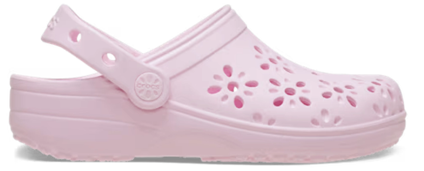 Kids' Classic Floral Cut-Out Clog