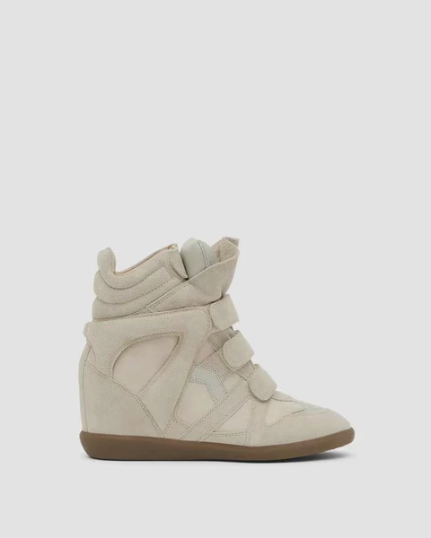 Authentic Isabel Marant Bekett leather wedge sneakers