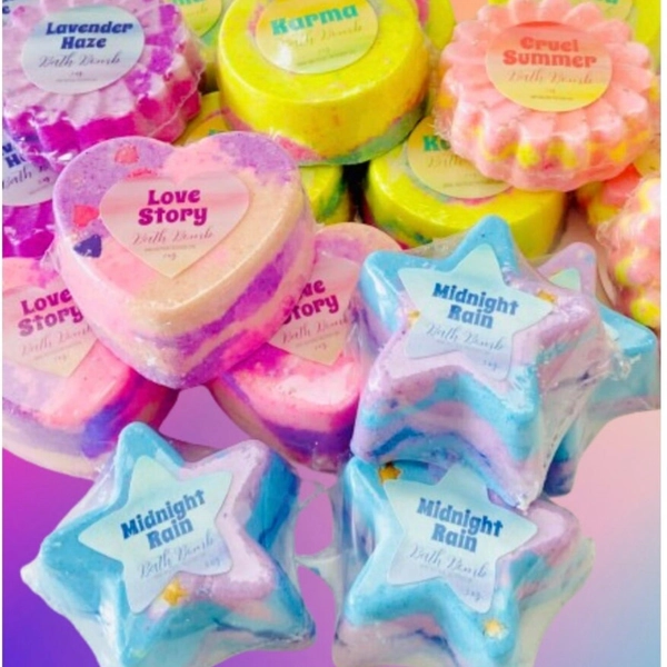Taylor Inspired Bath Bombs