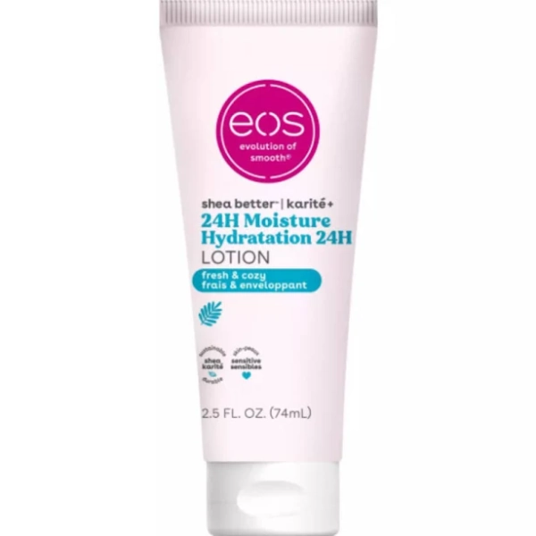 Eos Bath & Body | 4/$20 New Eos Shea Better 24h Moisture Body Lotion Fresh & Cozy Scent Mini | Color: Tan | Size: Mini | E_Starmoon's Closet
