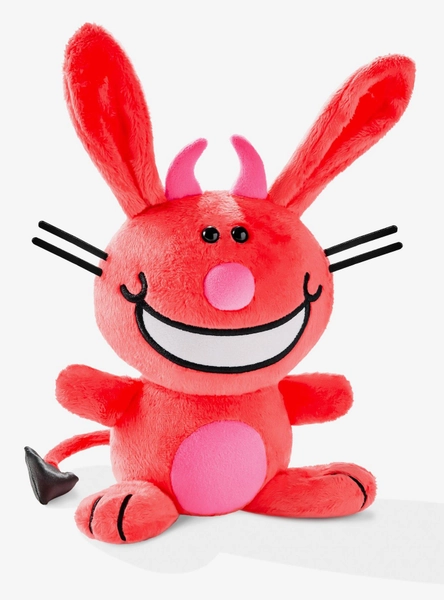 It's Happy Bunny Devil Plush