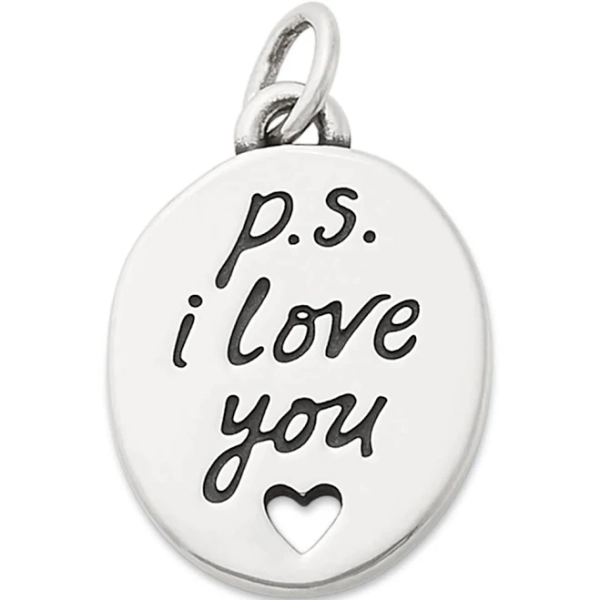 James Avery Women's Sterling Silver P.S. I Love You Charm