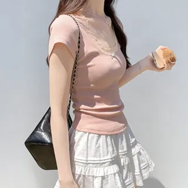 bow ribbed top