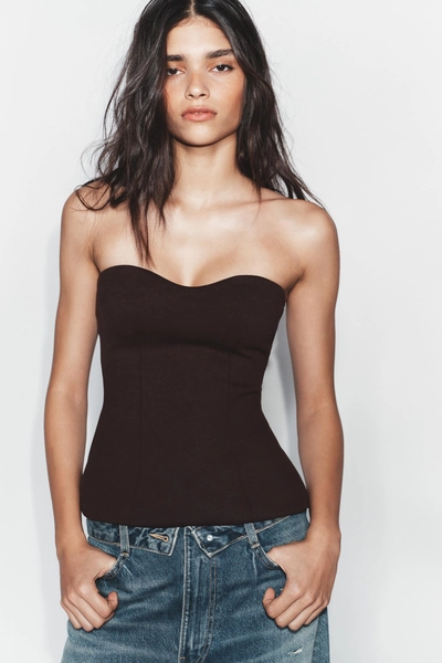 SWEETHEART BANDEAU TOP