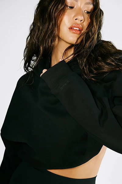 jet black UltraFleece Hoodie