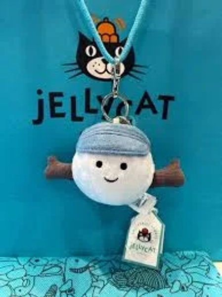 Jellycat Amuseable Sports Golf Bag Charm – Plush Keychain, NWT