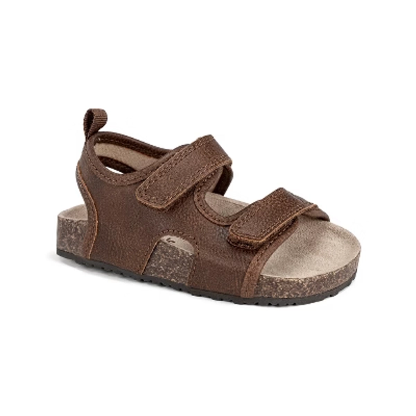 Carter's Just One You® Toddler Boys' First Walker Sandals - Brown 4