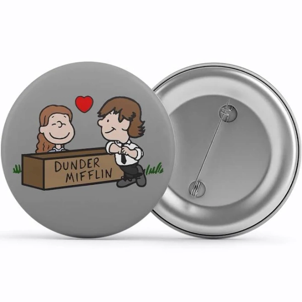 The Office Pin Button