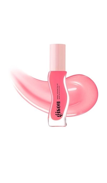 Gisou By Negin Mirsalehi Honey Infused Lip Oil in Raspberry Swirl.