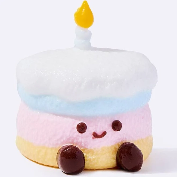 TABASQUISHY Rainbow Cake Squishy Slow-Rise Dessert Taba Toy