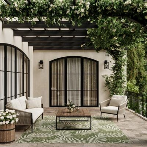 Nourison Garden Oasis Indoor/Outdoor Nature Area Rug