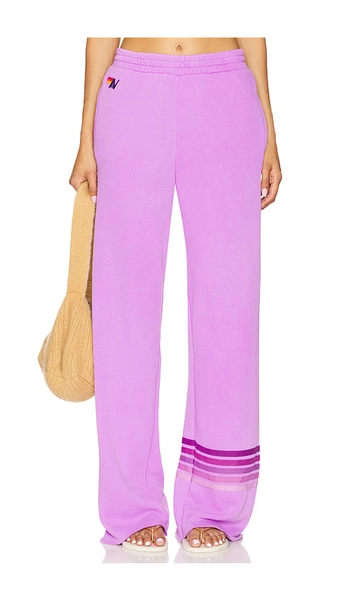 Rugby Stitch Wide Leg Pocket Sweatpant